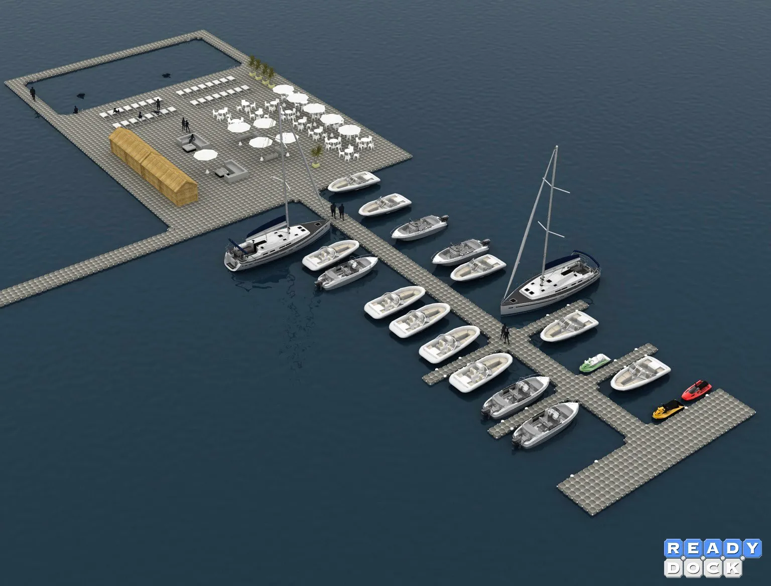 Proyecto de marina modular ReadyDock
